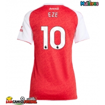 Camisa de Futebol Arsenal Eberechi Eze #10 Equipamento Principal Mulheres 2025-26 Manga Curta